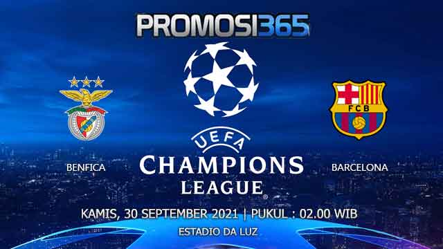 Prediksi Benfica vs Barcelona 30 September 2021