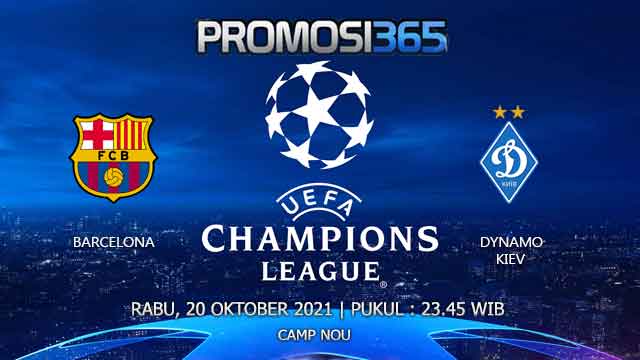 Prediksi Barcelona vs Dynamo Kiev 20 Oktober 2021