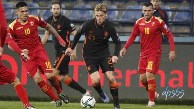 Hasil Pertandingan Montenegro vs Belanda (Skor: 2-2)