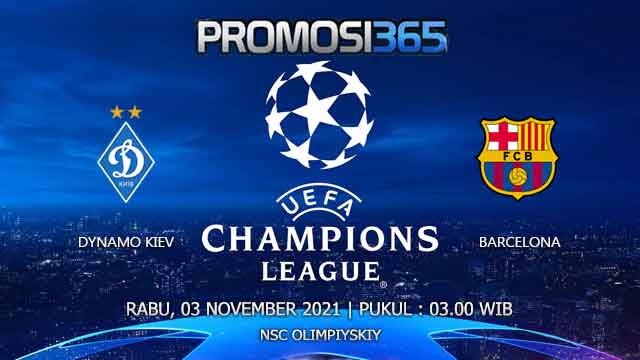 Prediksi Dynamo Kiev vs Barcelona 03 November 2021