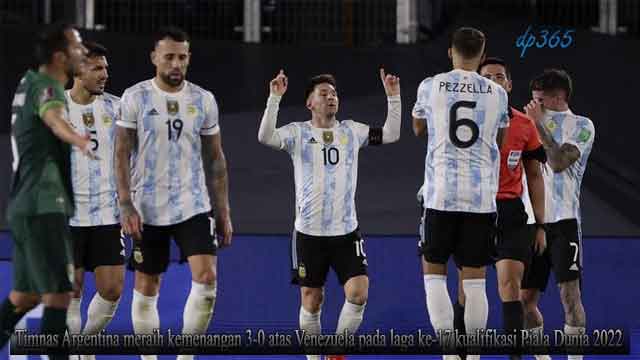 Hasil Kualifikasi Piala Dunia 2022: Lionel Messi Cetak Gol, Timnas Argentina Gilas Venezuela