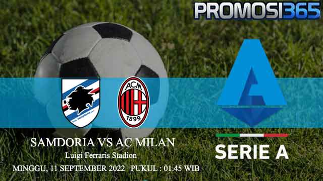 Prediksi Sampdoria vs AC Milan 11 September 2022