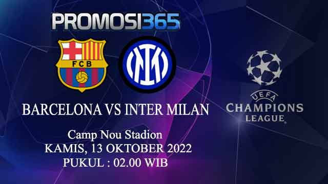 Prediksi Barcelona vs Inter Milan 13 Oktober 2022