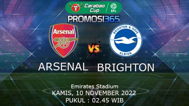 Prediksi Arsenal vs Brighton 10 November 2022