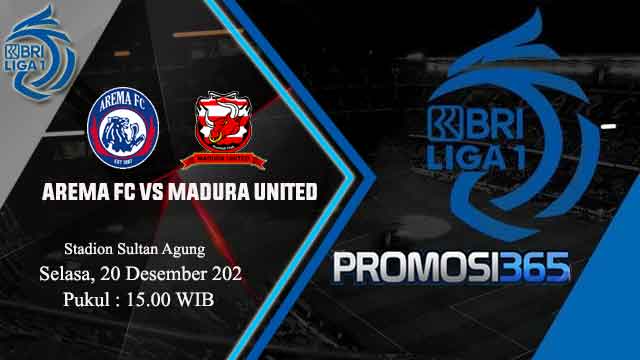 Prediksi BRI Liga 1: Arema FC vs Madura United 20 Desember 2022